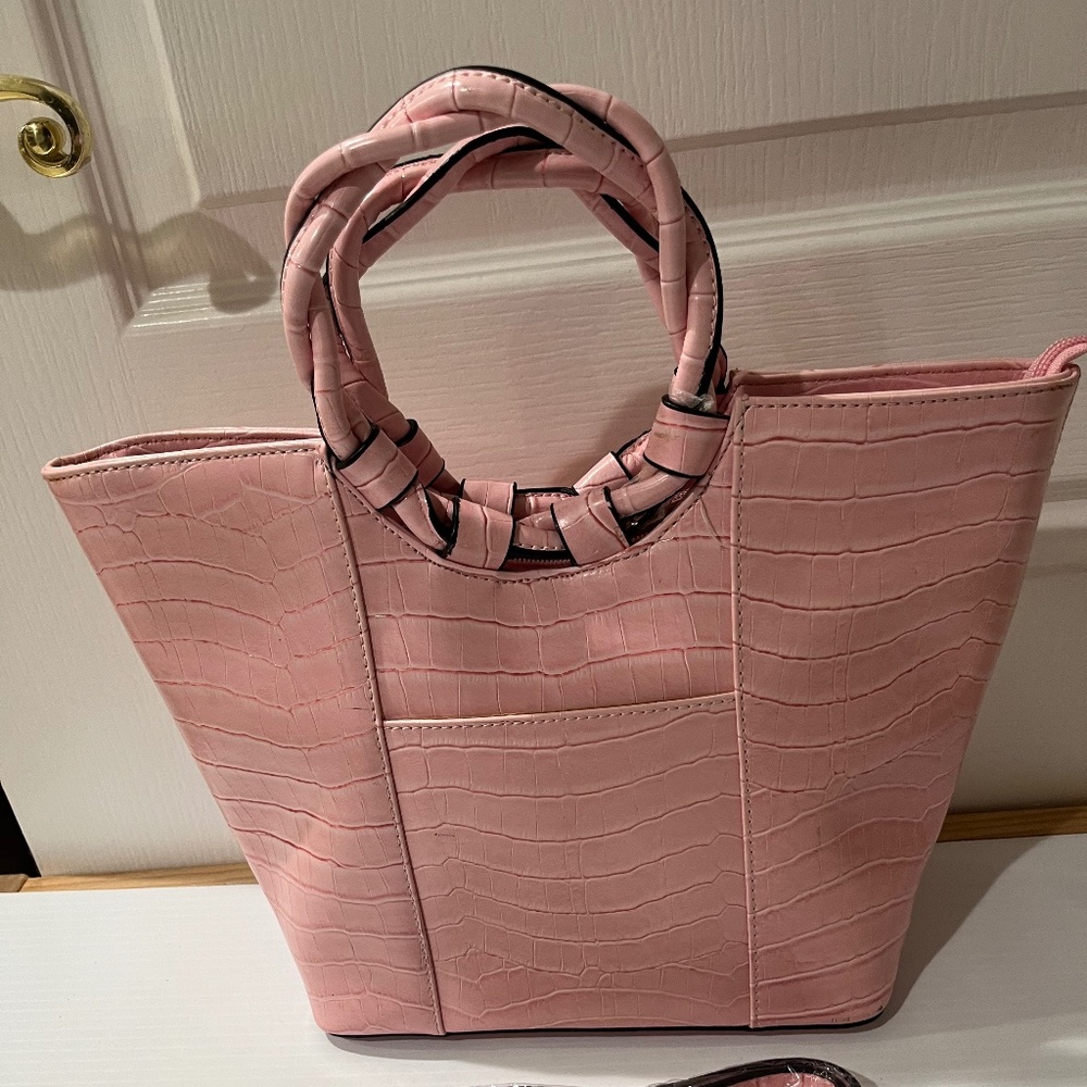Pink handbag